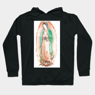 Virgen De Guadalupe - washed out Hoodie